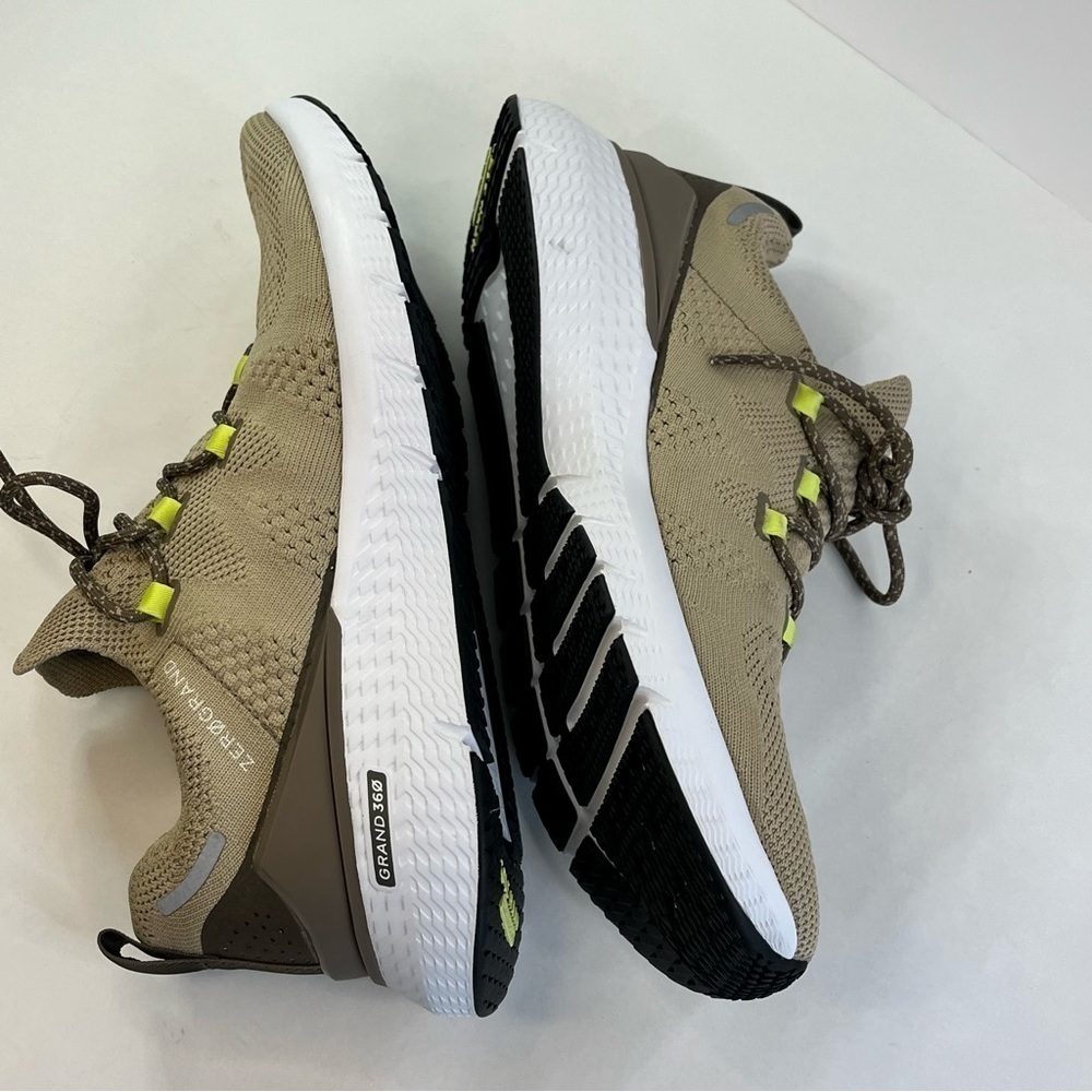 Cole Haan ZeroGrand Overtake Lite Running Tan White Sneakers Cushioned Sole 10.5 - Picture 4 of 10